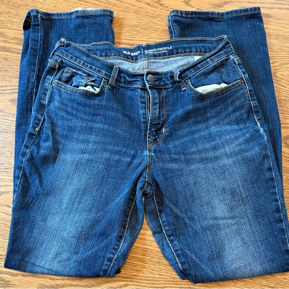 Old Navy Women's Dark Blue Skinny Jeans
